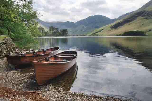 Boats on Lake Buttermere
